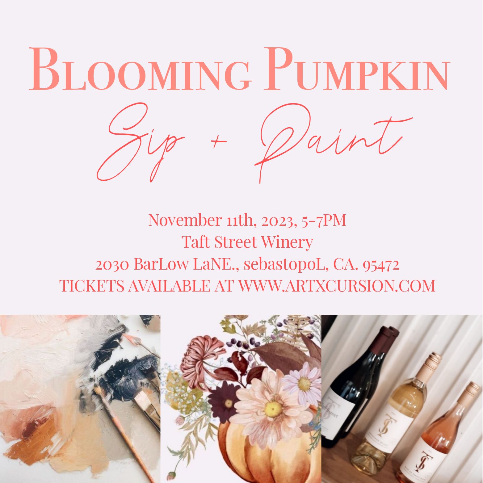 Blooming Pumpkin Paint Night!