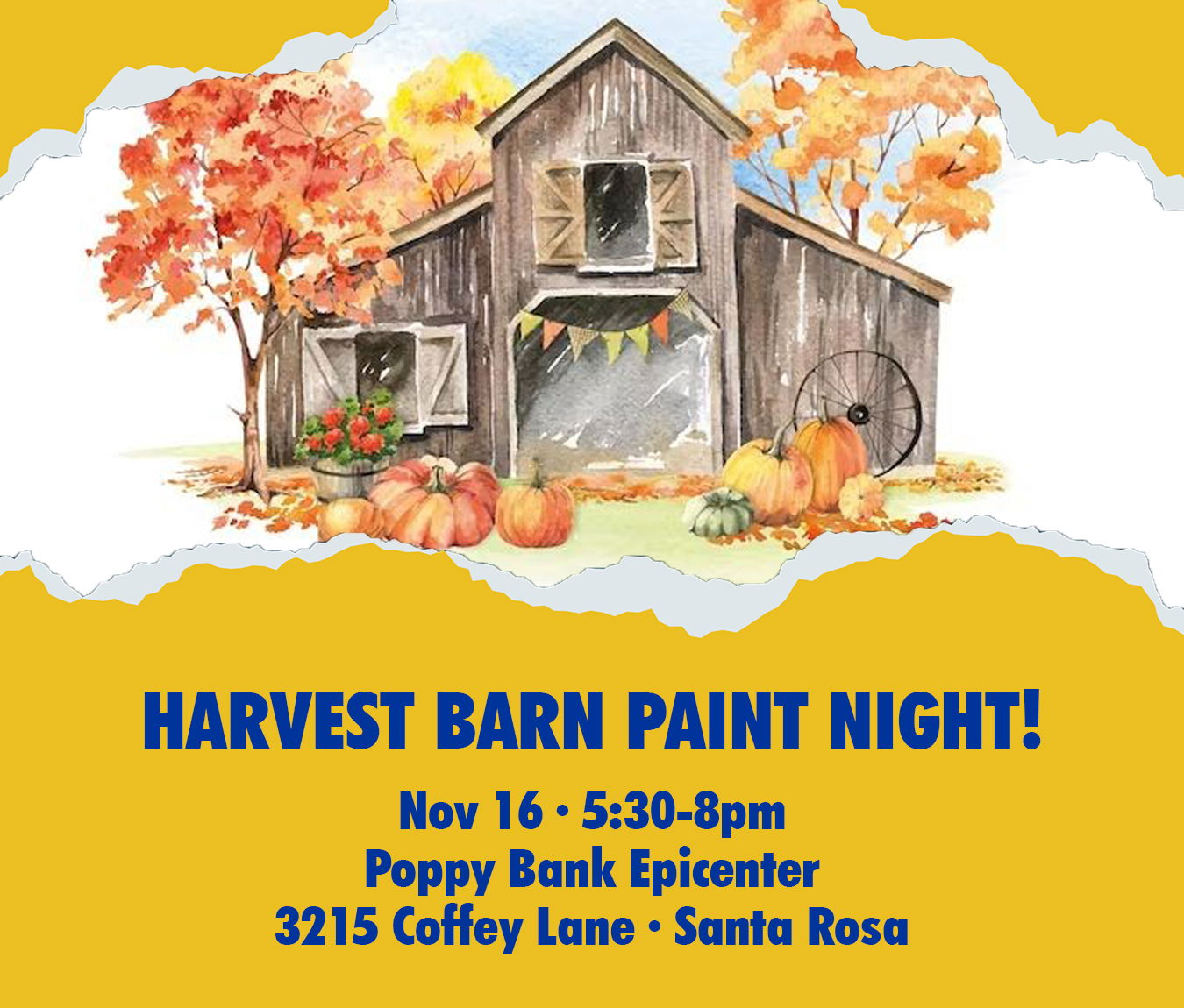 Harvest Barn Paint Night!