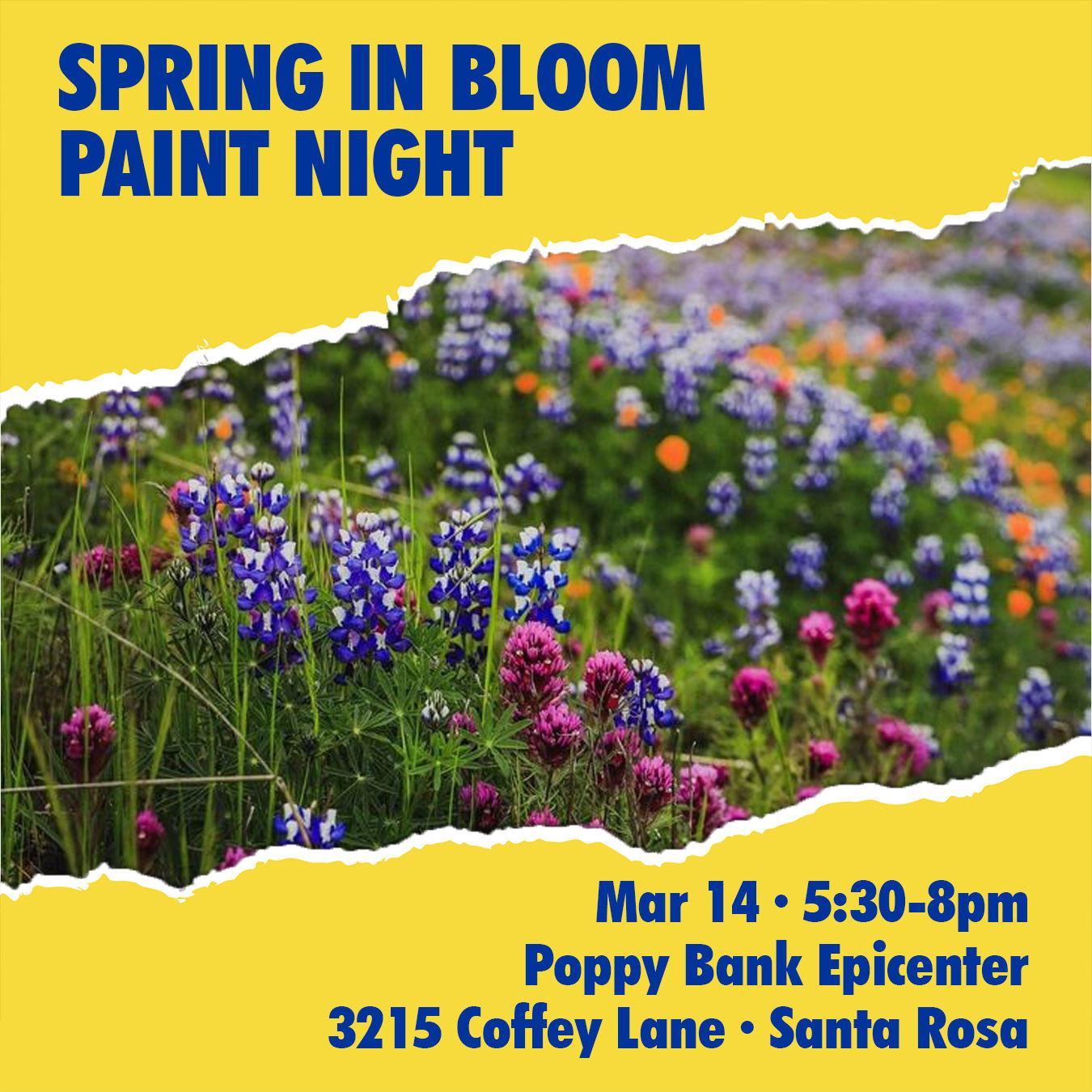 Spring In Bloom Paint Night!