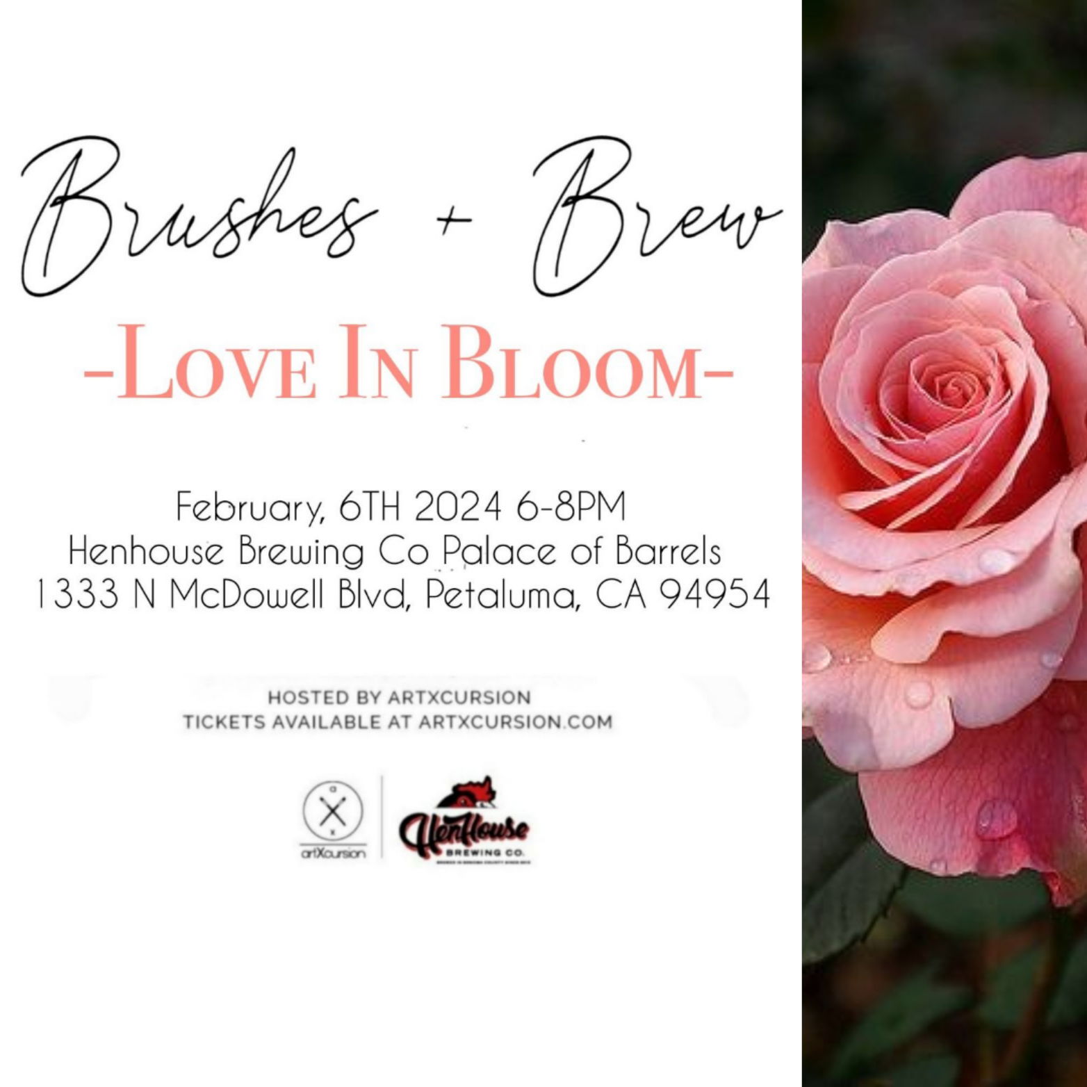 Love In Bloom, Paint Night!